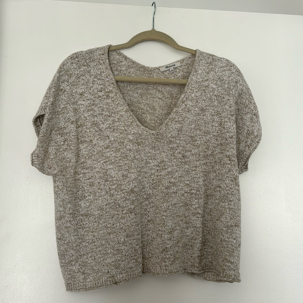 Madewell women’s short sleeve sweater